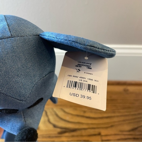 Disney Blue Mickey Mouse Plush Toy x American Eagle - Picture 3 of 6